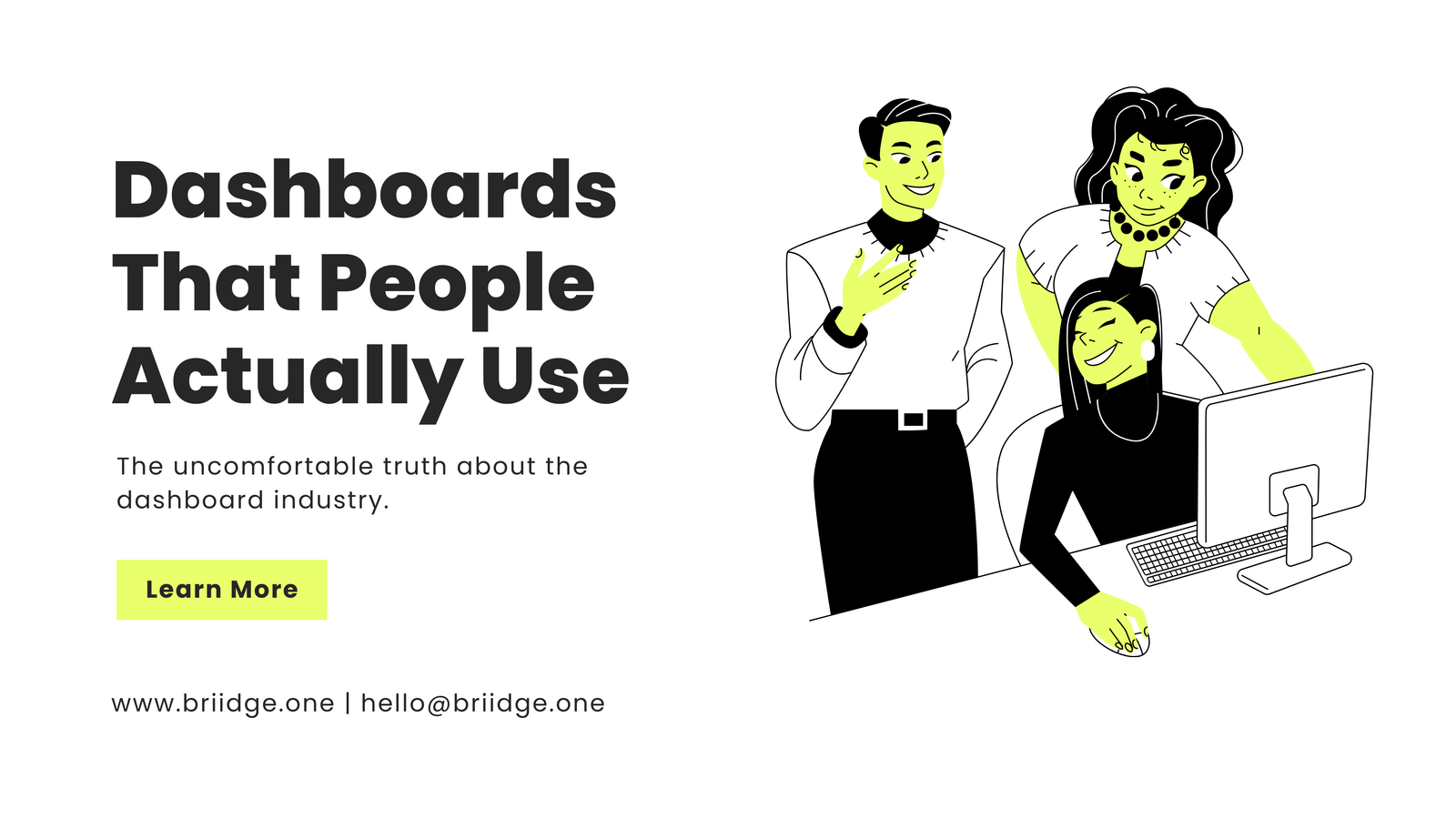 Designing Dashboards That People Actually Use